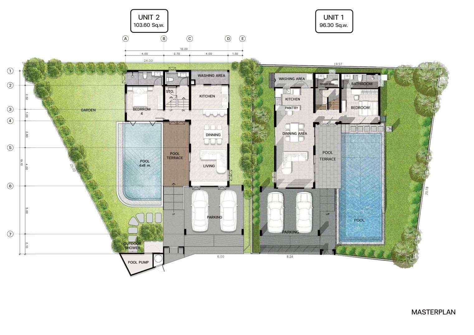 Brand-New 3-Storey Sky-Deck Pool Villa — Chalong 1