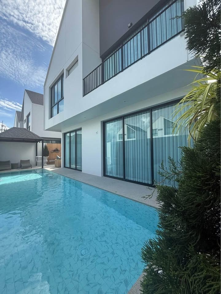 Brand New 4-Bedroom Pool Villa for Rent – Pasak 4, Cherng Talay