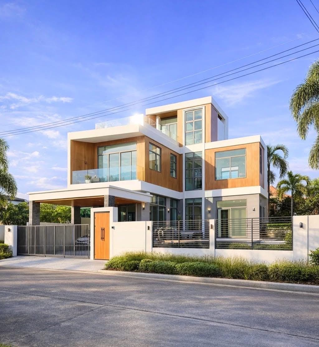 Brand-New 3-Storey Sky-Deck Pool Villa — Chalong